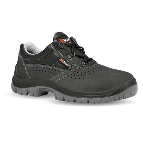 Scarpe antinfortunistiche in pelle di camoscio Movida S1P U-Power nero-grigio n° 40 - UE20025 MOVIDA S1P 40